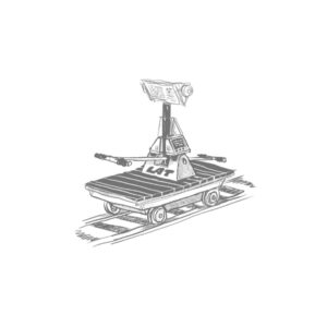 Rylsee arbeitet an der Draisine