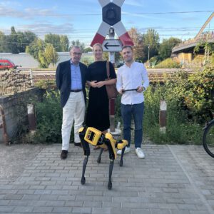 mFUND leitungsauskunft schaufelPlus Spot Roboter